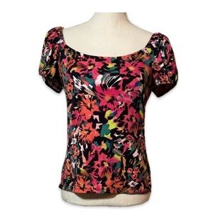 Guess Blouse Women’s size L Multi Colored